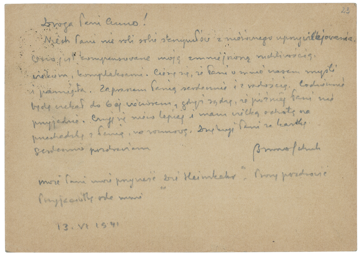 List do Anny Płockier z 13 czerwca 1941_1