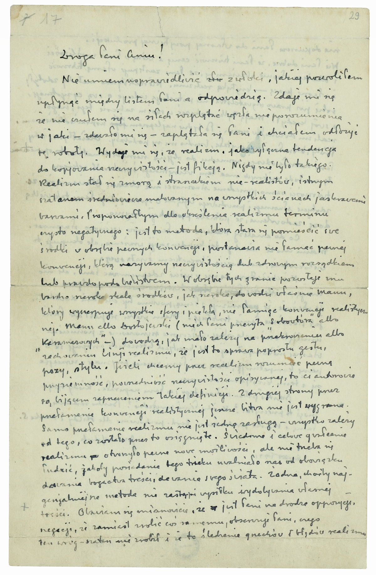 List do Płockier z 6 listopada 1941_1