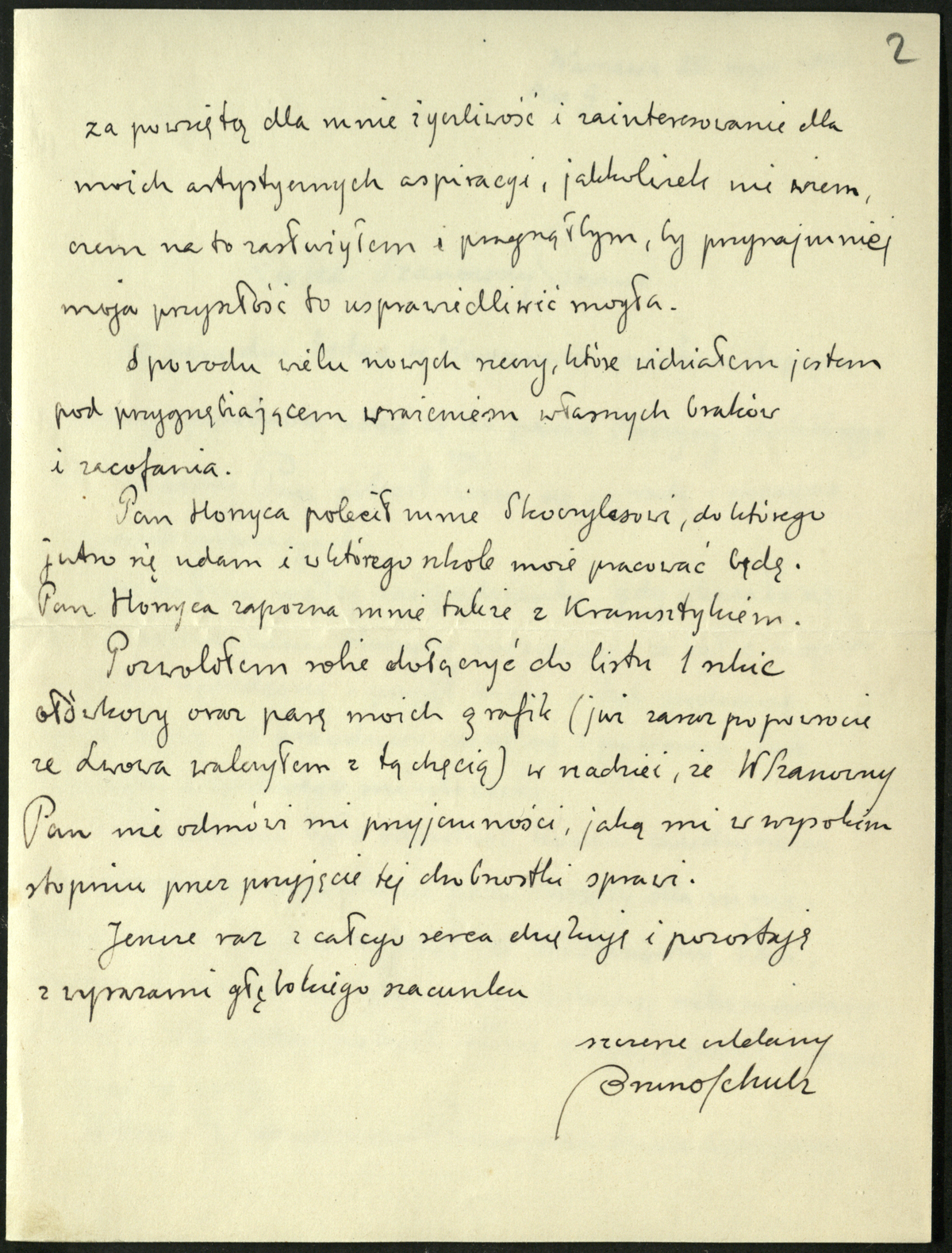 1921-05-20_List Brunona Schulza do Ostapa Ortwina_2