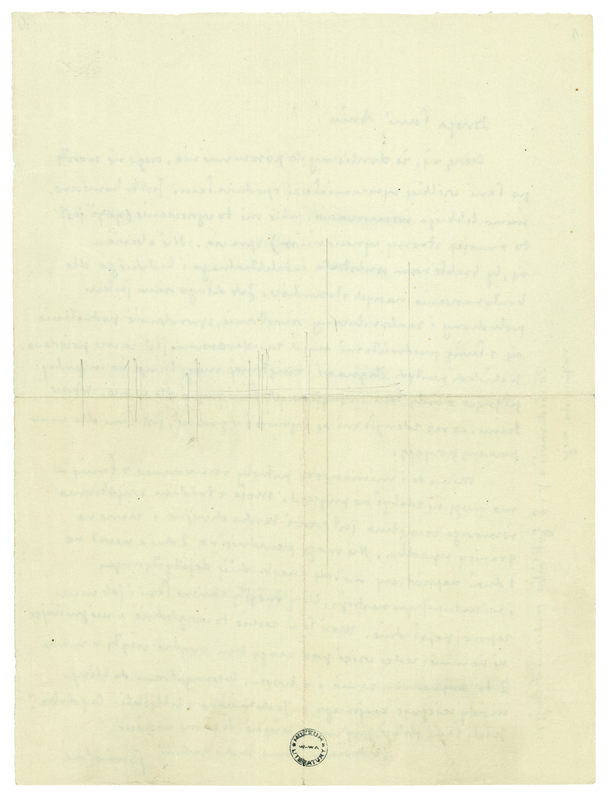 List Schulza do Anny Płockier z 10 lipca 1940_2