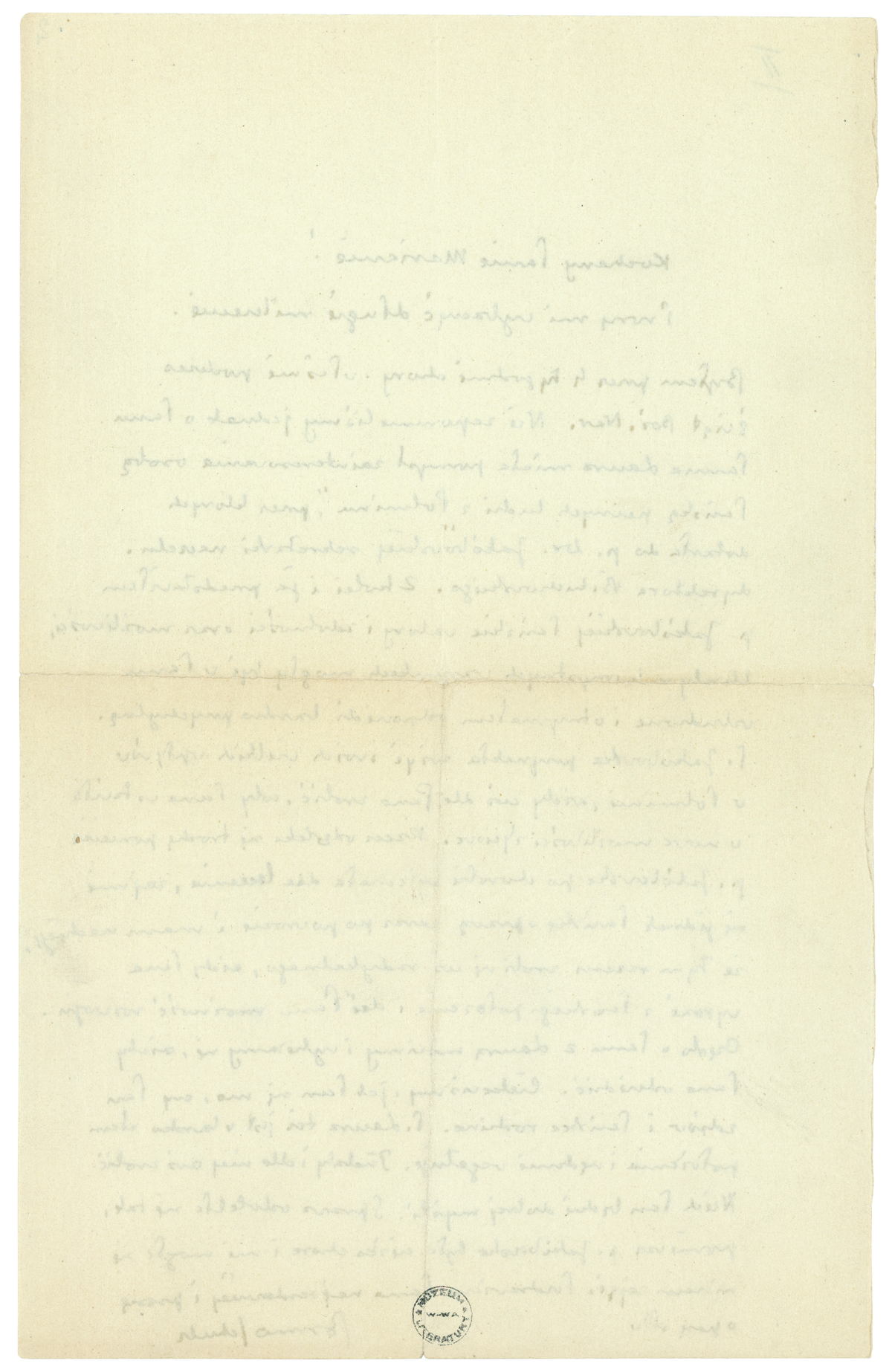 List Schulza do Mariana Jachimowicza z początku 1939_2