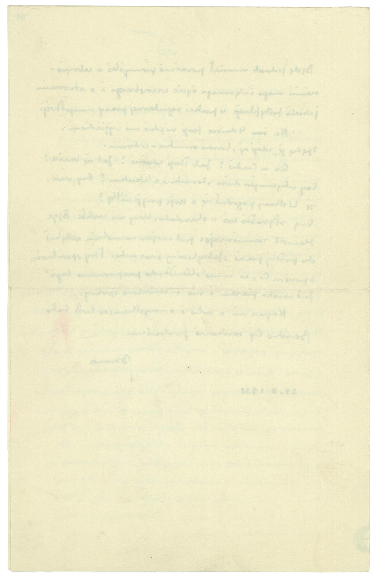 List Schulza do Romany Halpern z 29 października 1938_3
