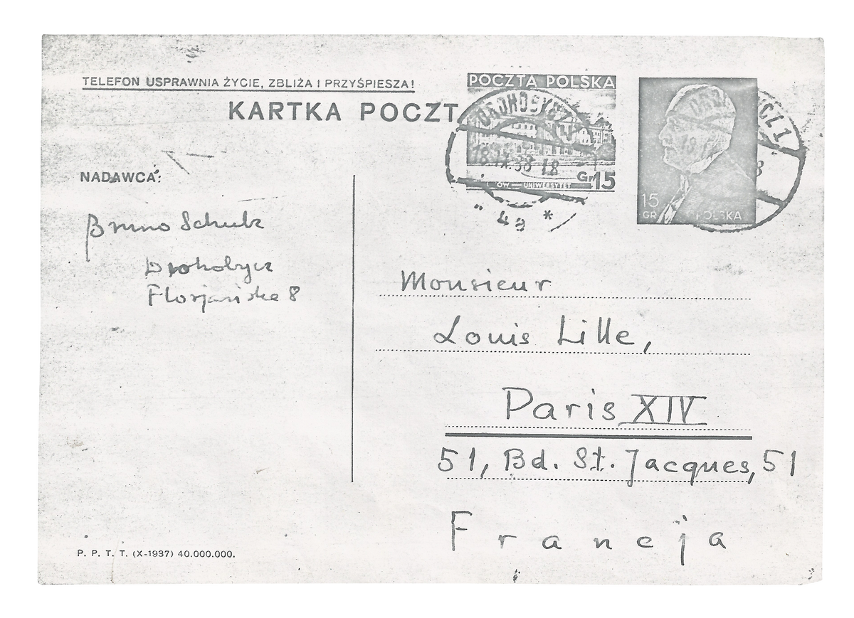 List Schulza do Ludwika Lillego z 18 września 1938_2