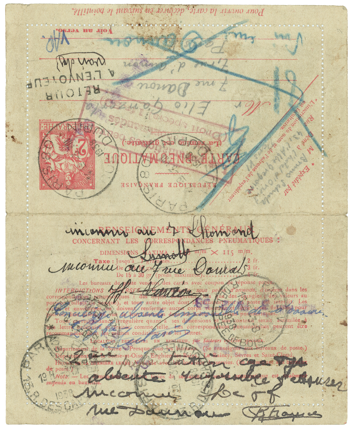List Brunona Schulza w języku francuskim do Elio Ganzerlo z 3 sierpnia 1938_2