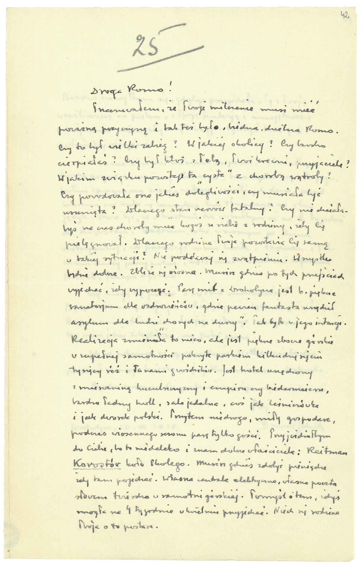 List Brunona Schulza do Romany Halpern z 10 marca 1938_1