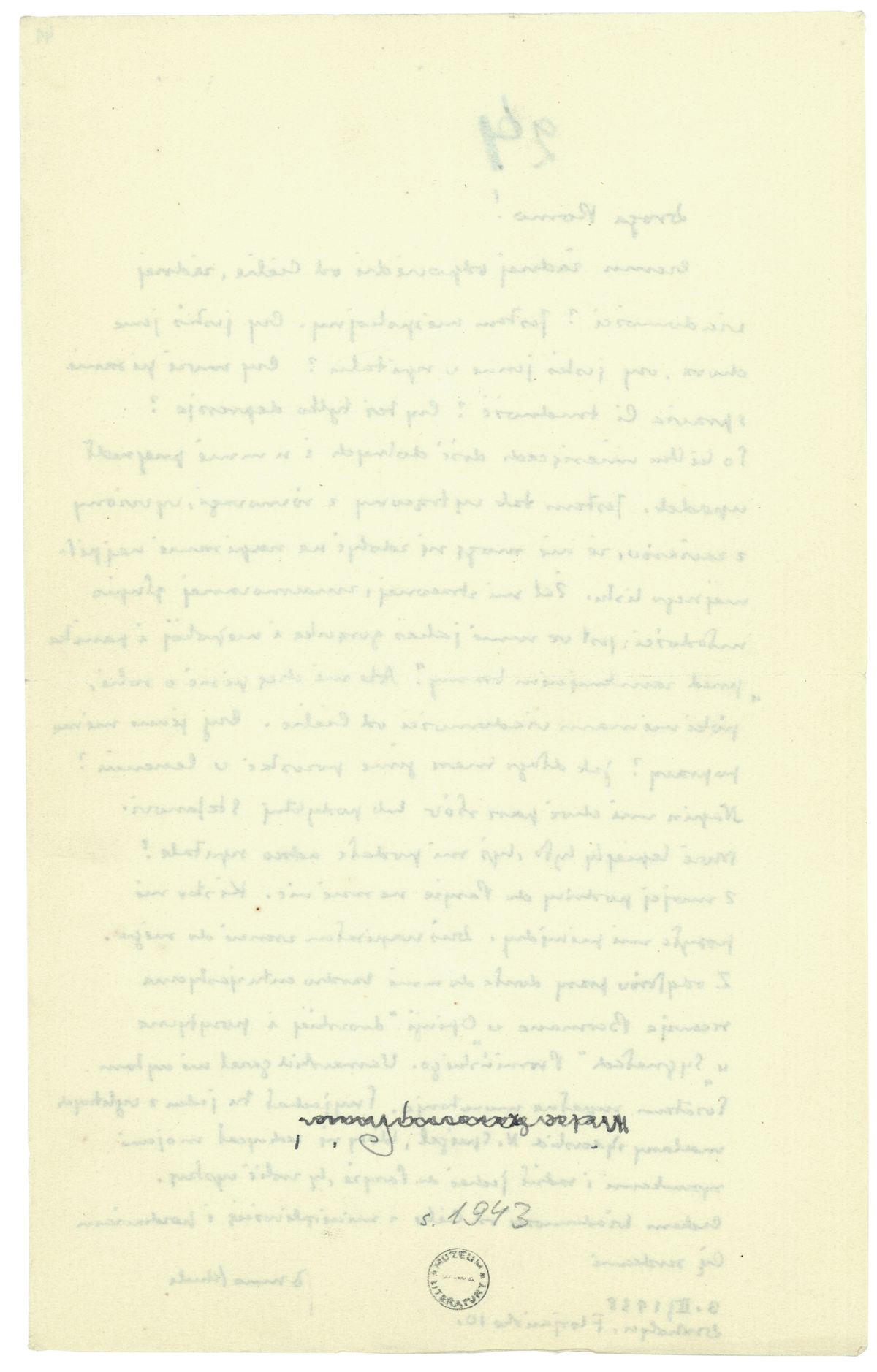 List Brunona Schulza do Romany Halpern z 3 marca 1938_2