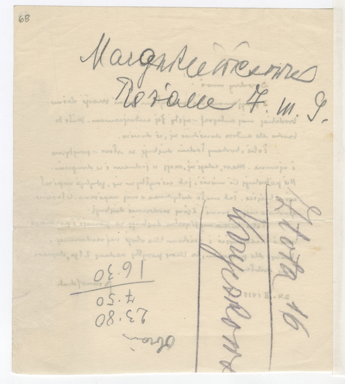 List Brunona Schulza do Tadeusza i Zofii Brezów z 24 lutego 1938_2