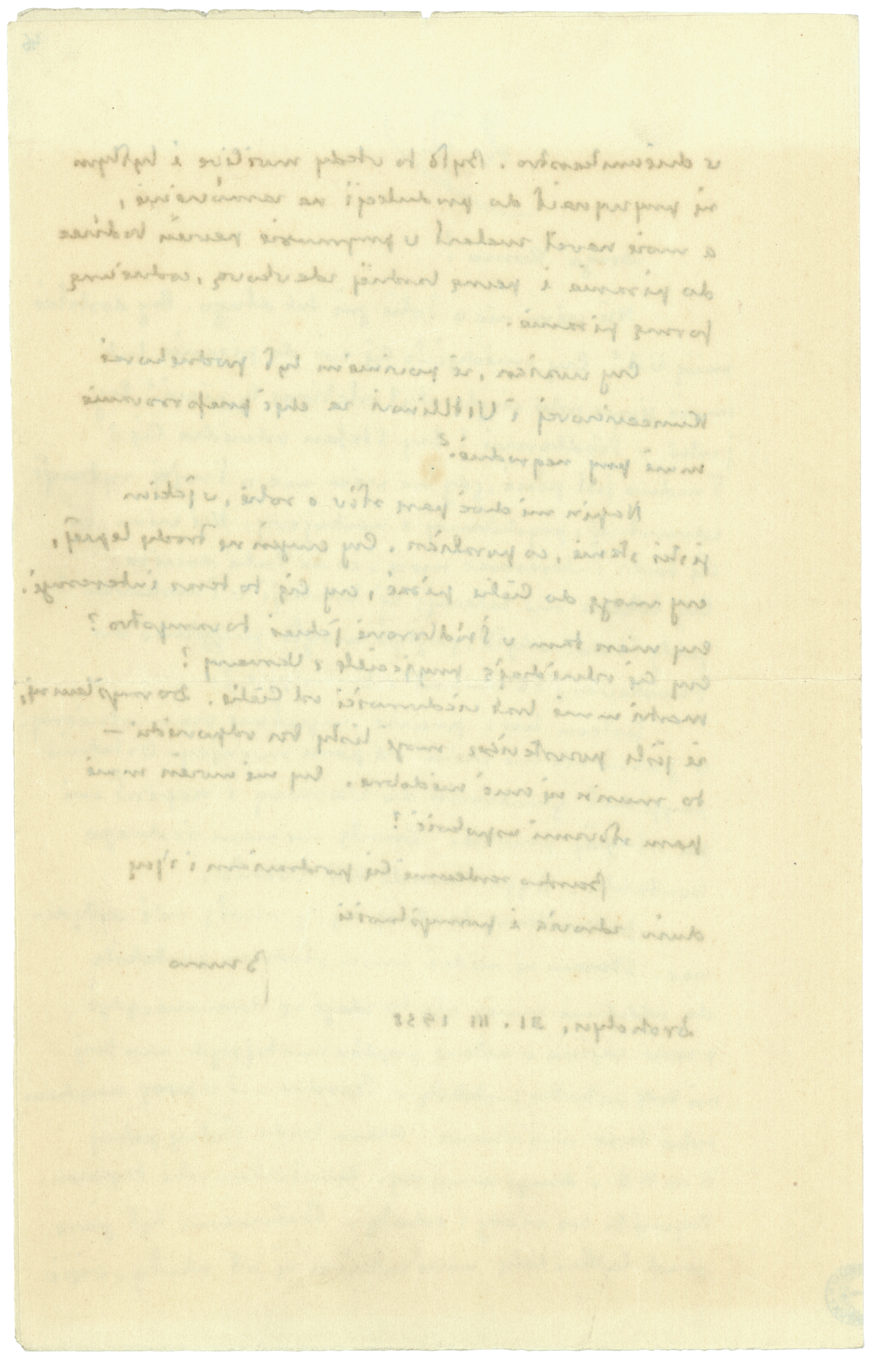 List Brunona Schulza do Romany Halpern z 31 marca 1938_3