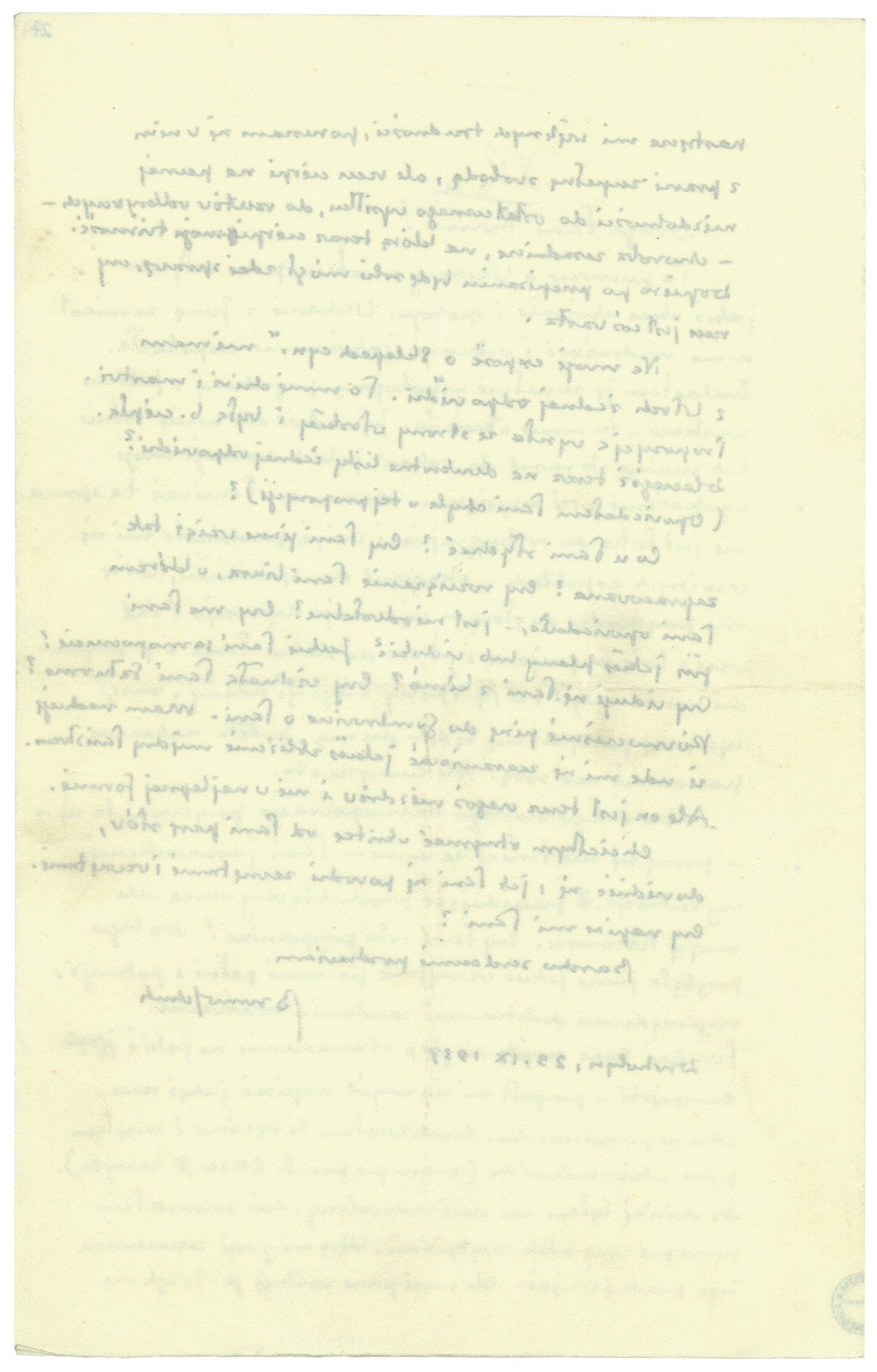 List Brunona Schulza do Romany Halpern z 29 września 1937_3
