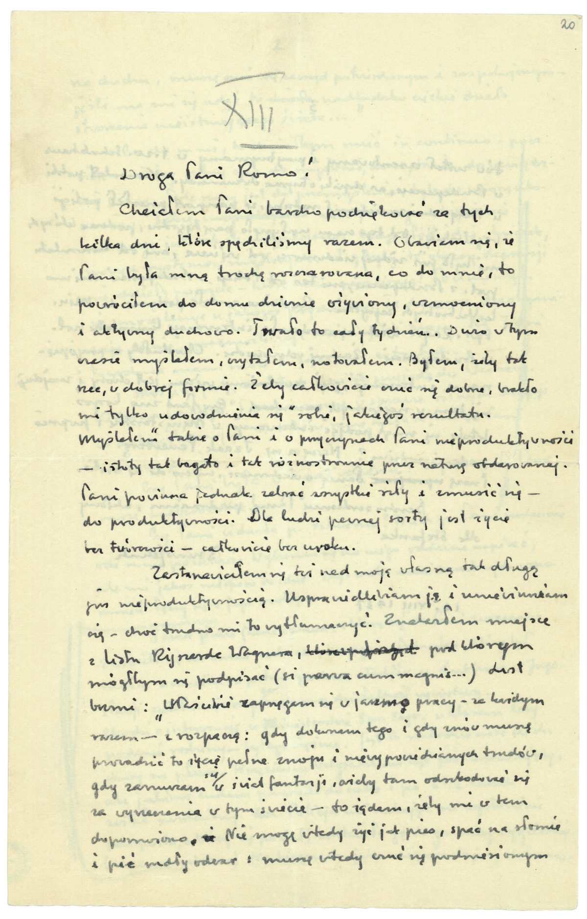 List Brunona Schulza do Romany Halpern z 16 sierpnia 1937_1