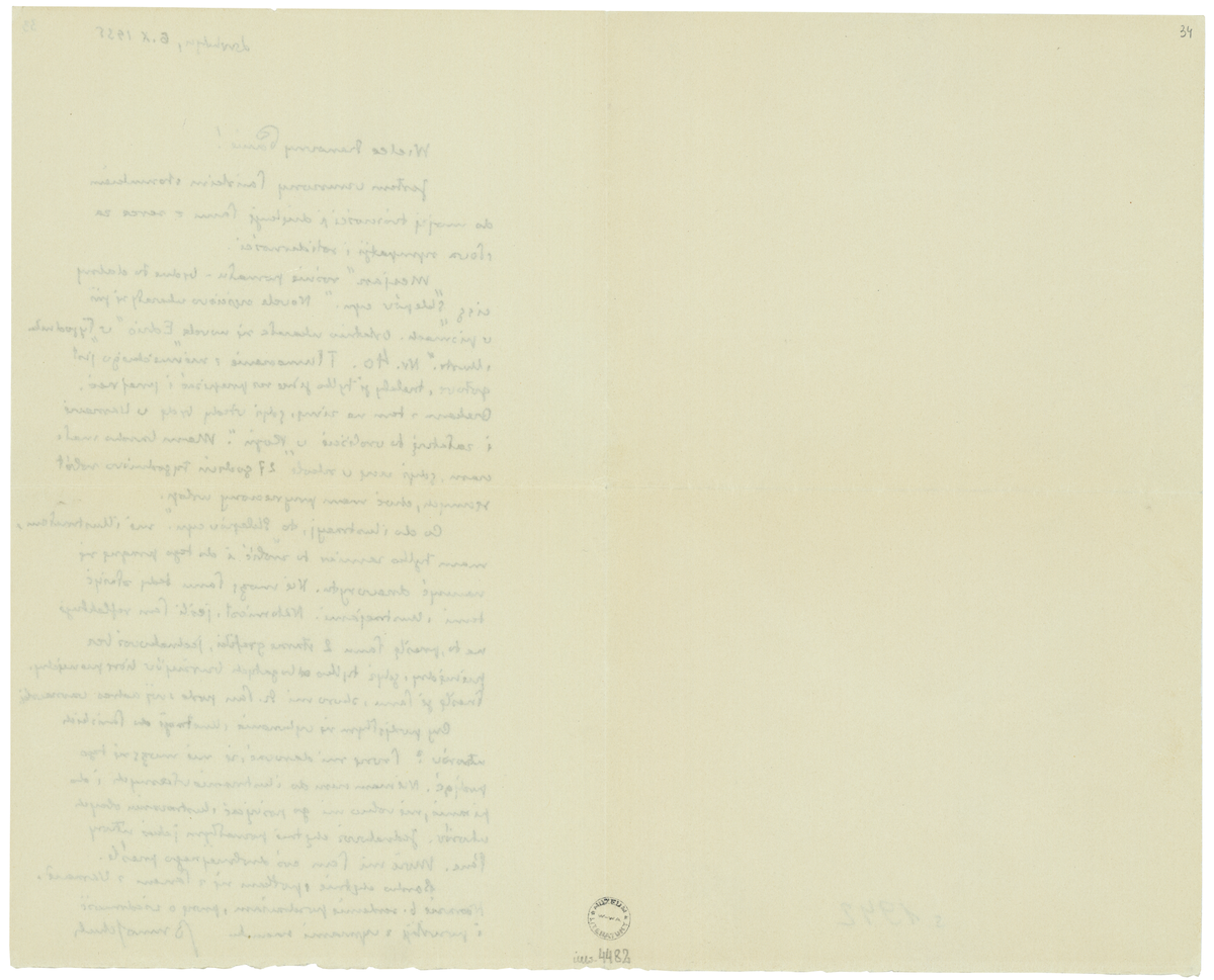 List Brunona Schulza do Kazimierza Truchanowskiego z 6 października 1935_2