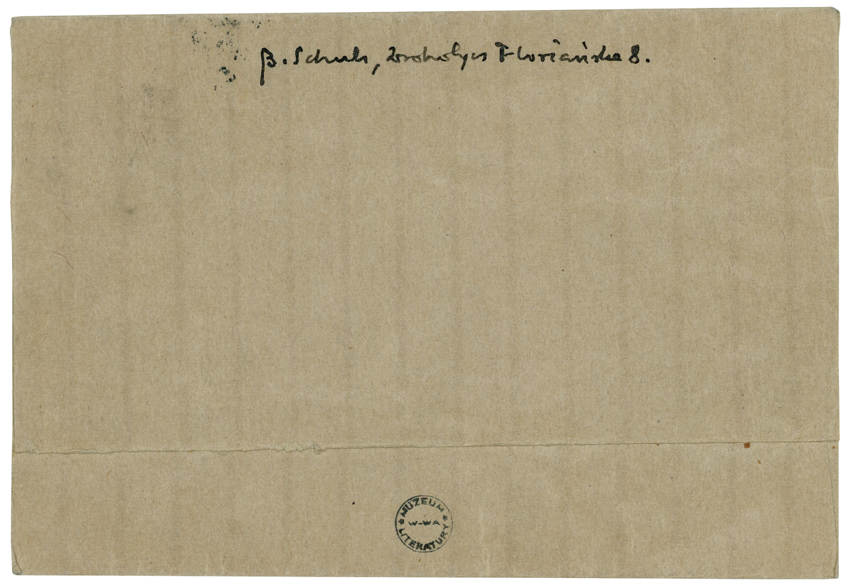 List Brunona Schulza do Anny Płockier z 19 listopada 1941 roku_4