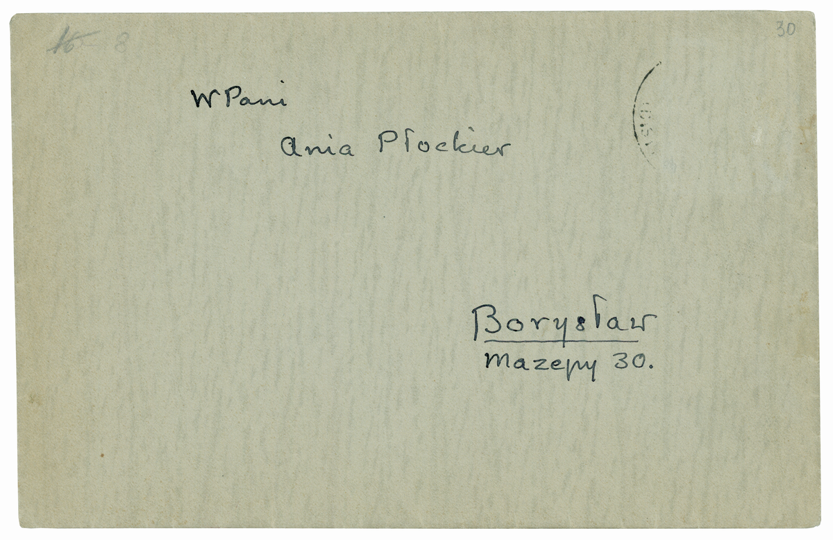 List Brunona Schulza do Anny Płockier z 19 listopada 1941 roku_3