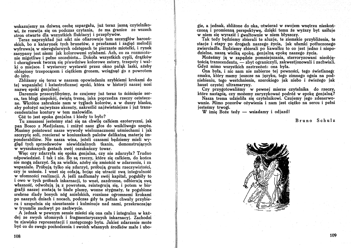 Bruno Schulz, <i>Księga</i>, „Skamander” 1935, nr 58, s. 104-105